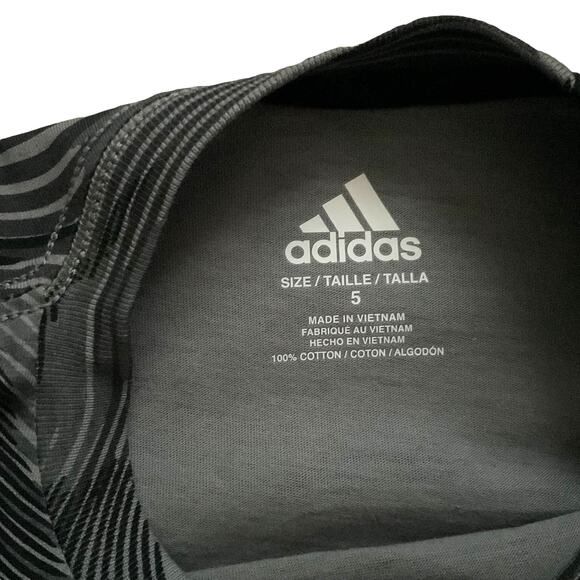 Adidas All Over Print Long‎ Sleeve Tee Boys  5 New - Picture 5 of 5
